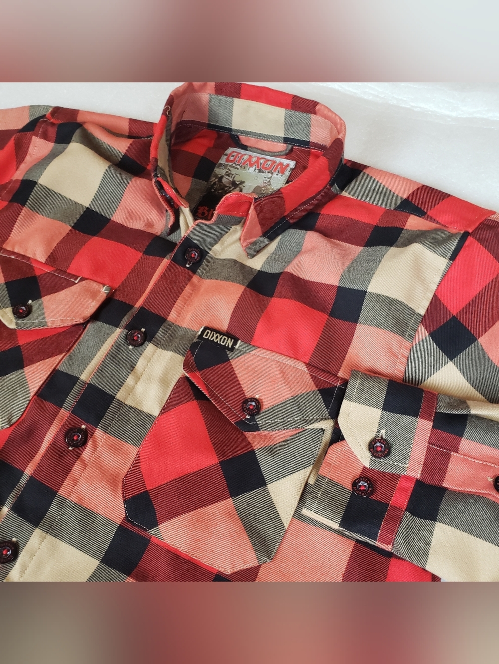 Dixxon Men's Small "Bloodline" Flannel Shirt